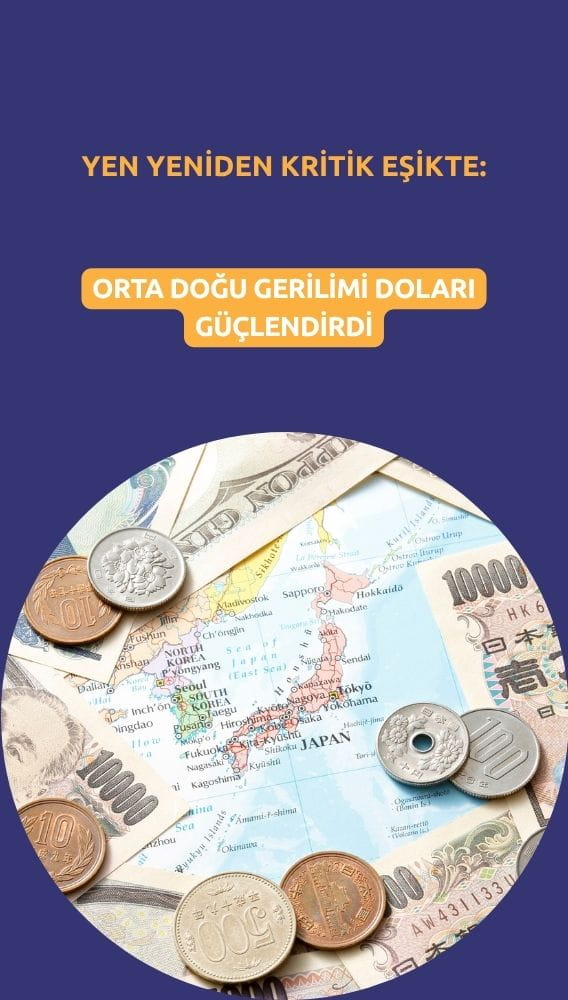 Yen yeniden kritik eşikte: Orta Doğu gerilimi doları güçlendirdi
