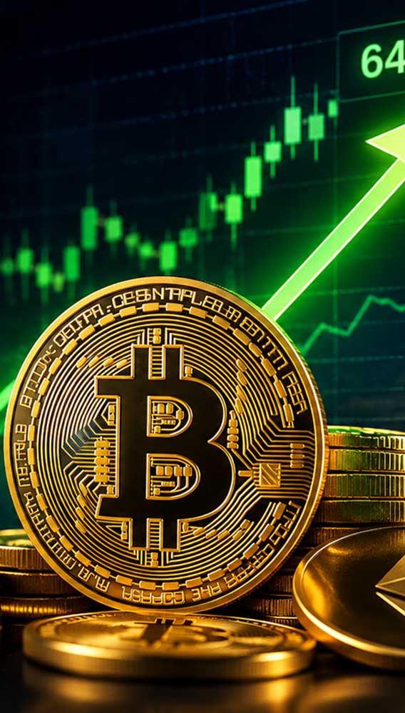 ABD enflasyonu geriledi, Bitcoin 65 bin dolara yaklaştı