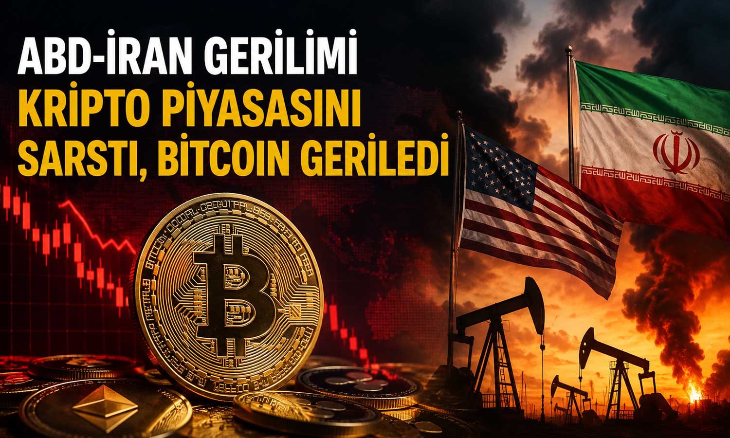 ABD-İran çatışması piyasaları etkiledi: Kripto paralarda satış dalgası