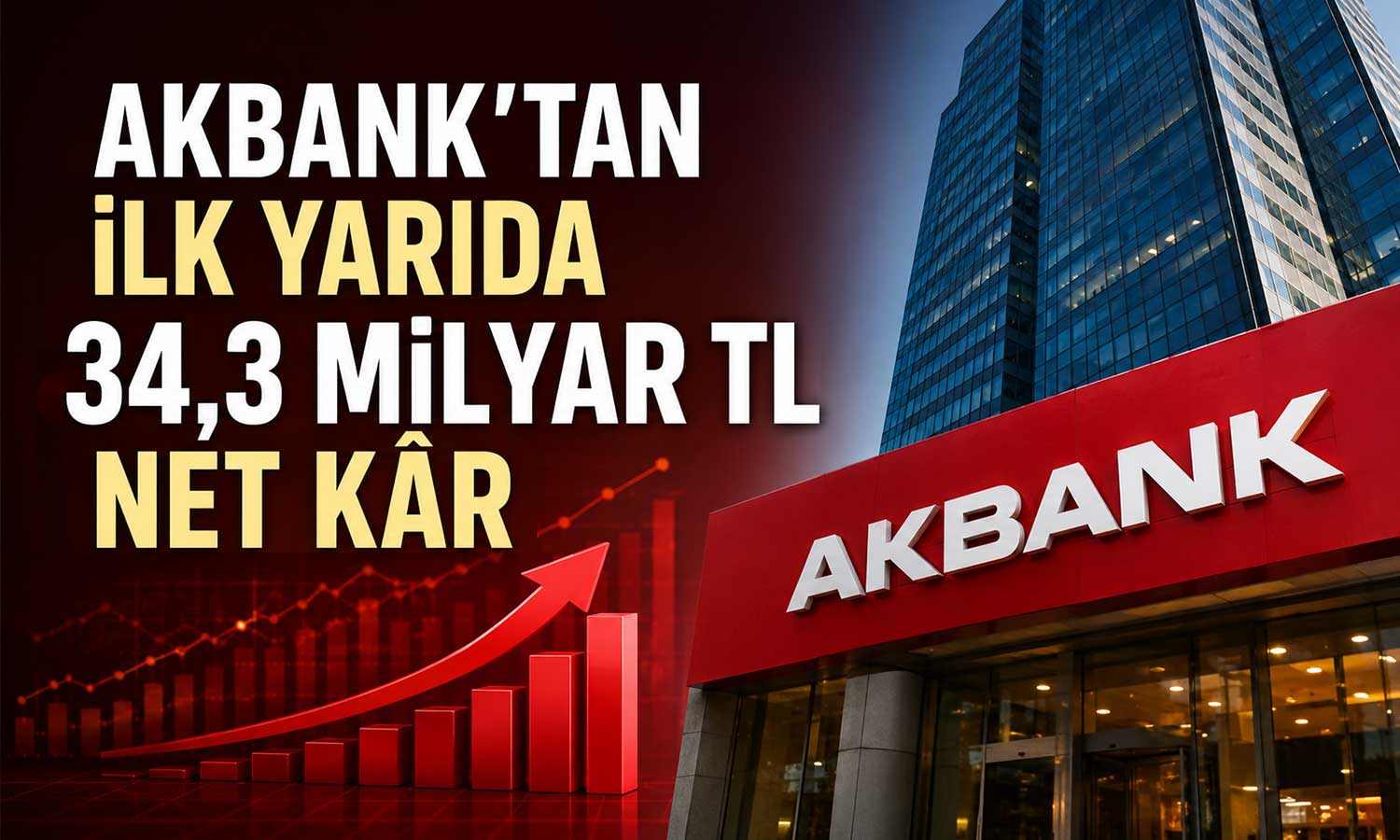Akbank 2026’nın ilk yarısında güçlü bilanço açıkladı