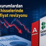 Akbank, Garanti BBVA ve Yapı Kredi için hedef fiyatlar aşağı çekildi