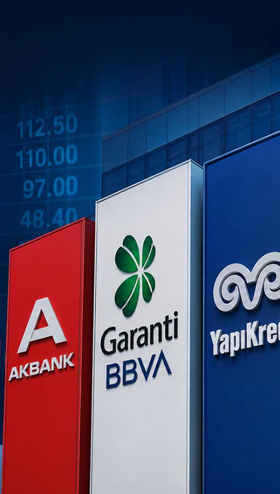 Akbank, Garanti BBVA ve Yapı Kredi için hedef fiyatlar aşağı çekildi