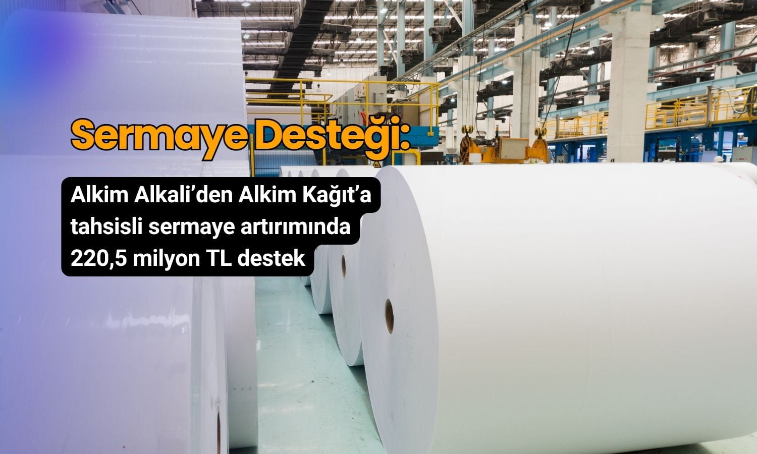 Alkim Alkali’den bağlı ortaklığa 220,5 milyon TL sermaye desteği