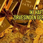 Altın iki haftanın zirvesinden geriledi: Güçlü dolar yükselişi sınırladı
