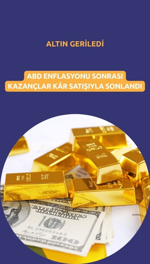 Altın kâr satışlarıyla geriledi: Petrol baskısı devam ediyor