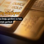 Altın Orta Doğu gerilimi ve faiz endişeleriyle geriledi