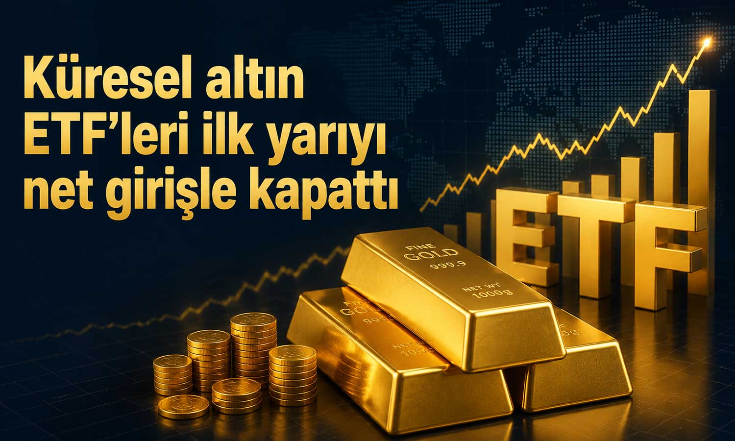 Asya talebi altın ETF’lerine ilk yarıda destek verdi