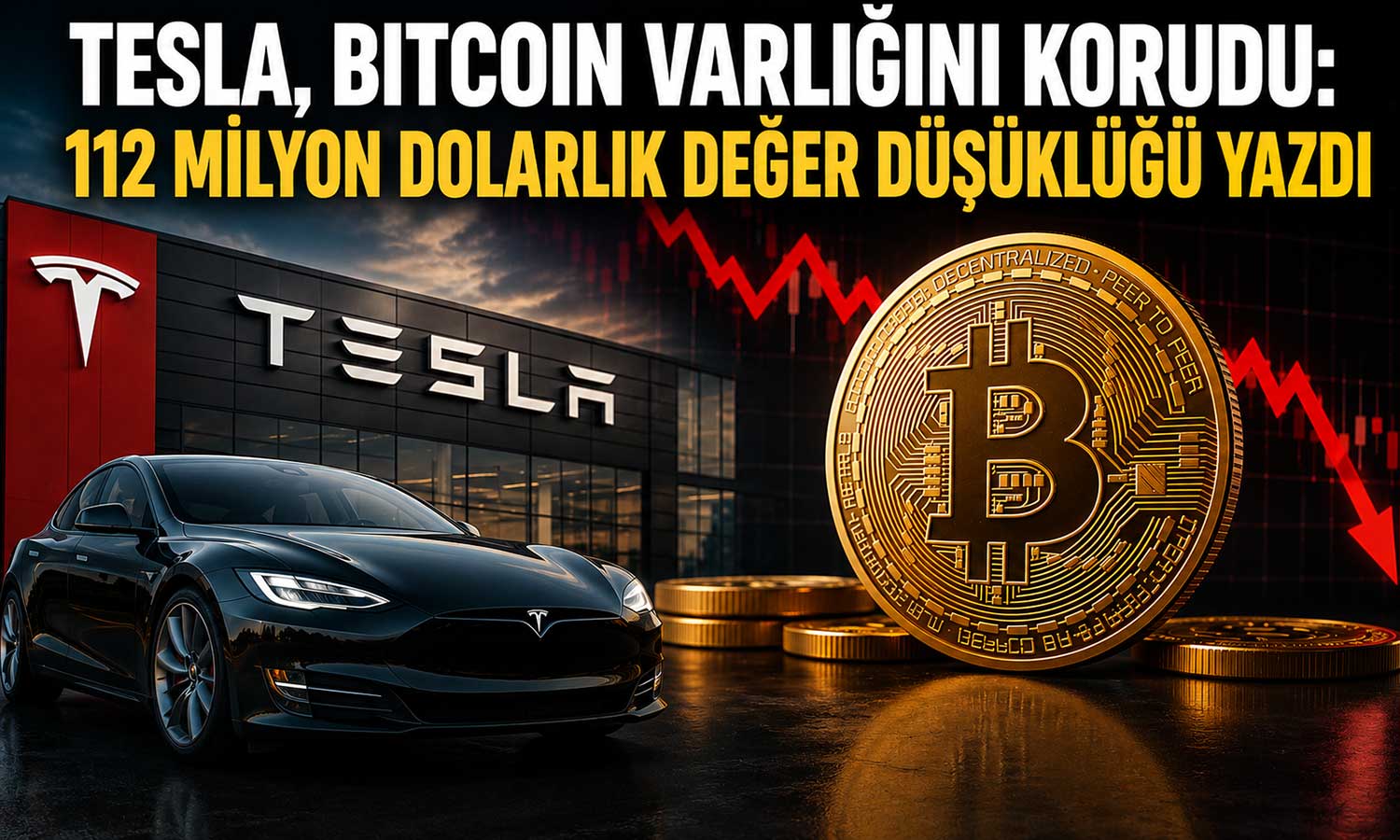 Bitcoin düşüşü Tesla’ya 112 milyon dolara mal oldu