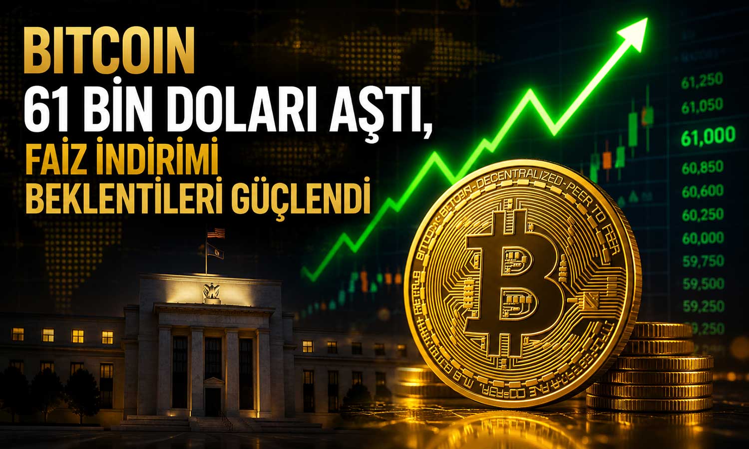 Bitcoin haftanın zirvesine çıktı: Gözler ABD istihdam verisinde