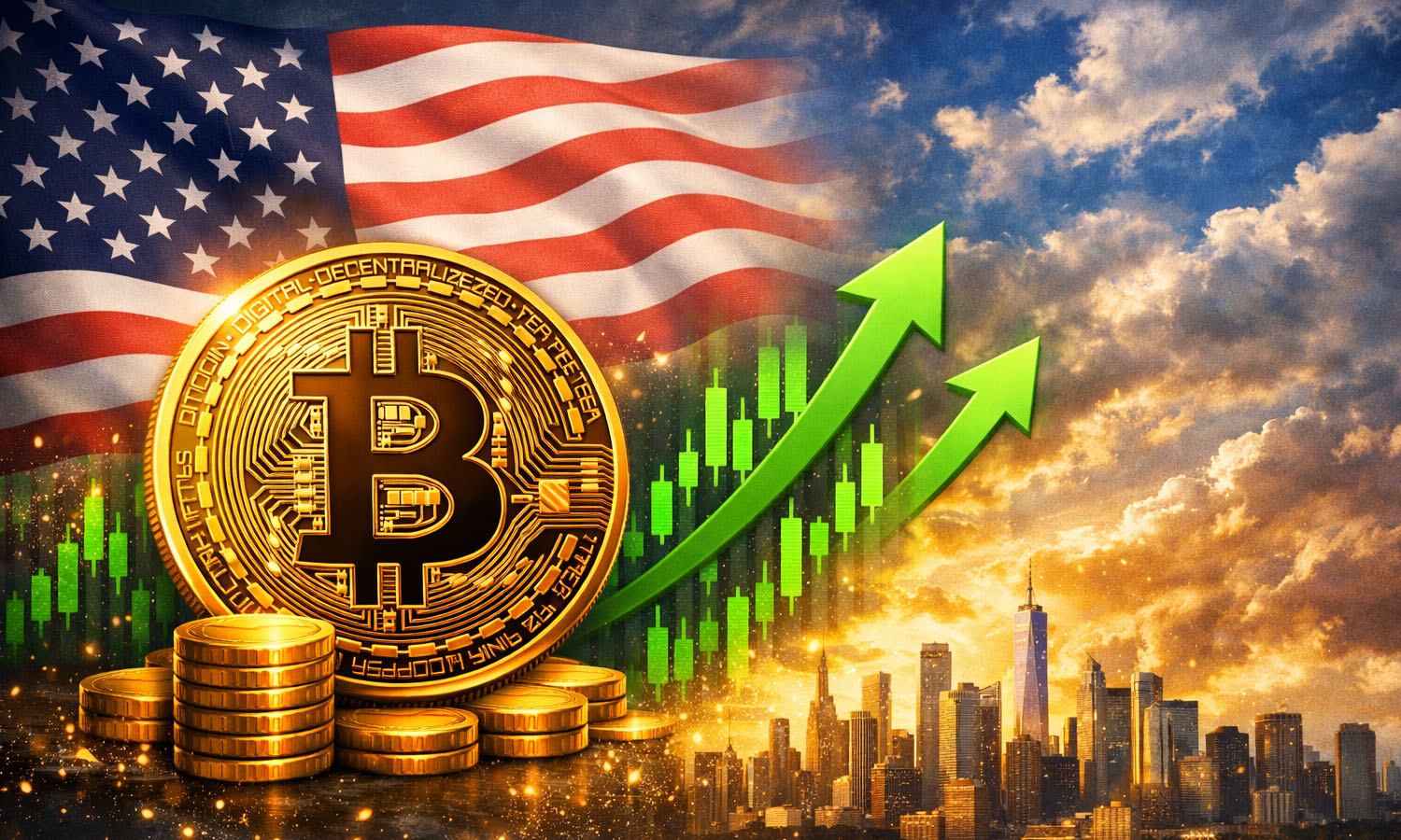 Bitcoin tarım dışı istihdamla yüzde 3’ün üzerinde yükseldi