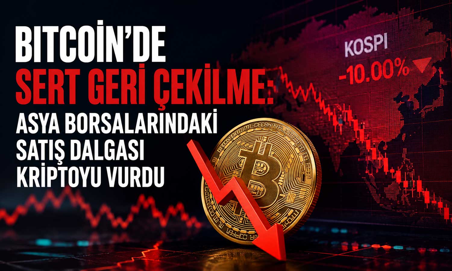 Bitcoin yüzde 3’ten fazla düştü: Gözler Fed kararında