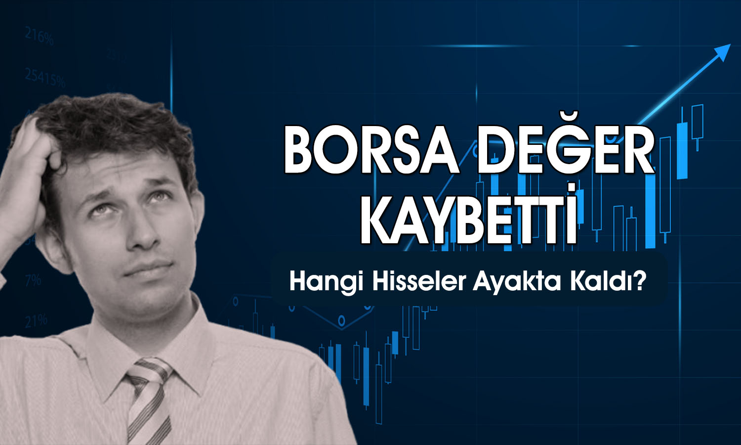 Borsa değer kaybetti: AKSEN ve SKBNK taban oldu