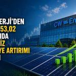 CW Enerji’den hissedarlara bedelsiz pay dağıtımı önerisi