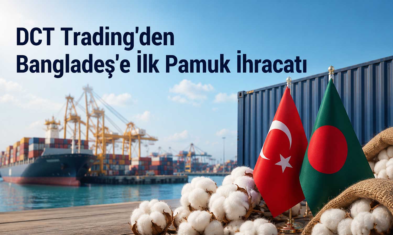 DCT Trading’den yeni ihracat hamlesi: Bangladeş’e ilk sevkiyat