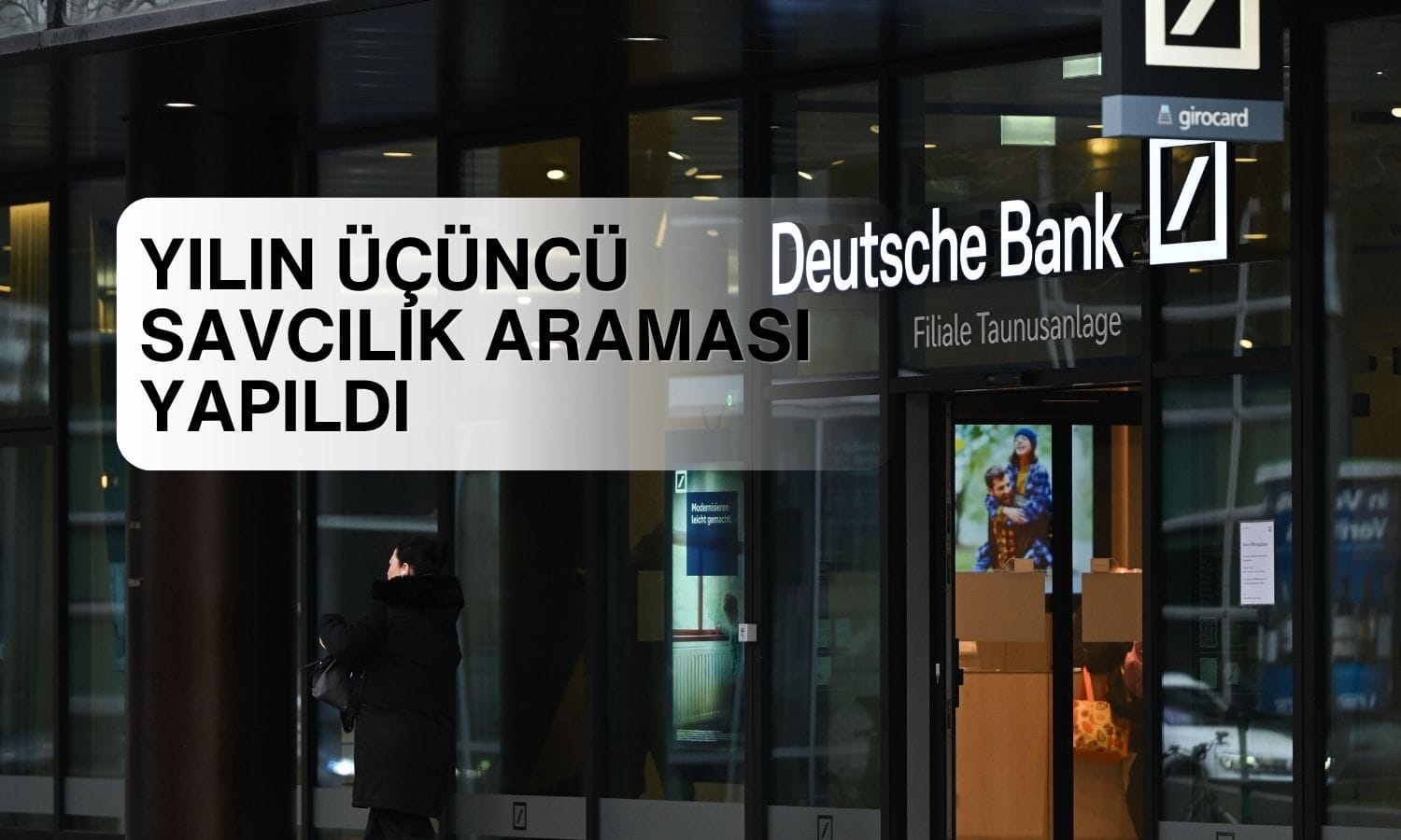 Deutsche Bank genel merkezine vergi soruşturması baskını