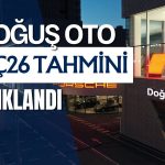 Doğuş Oto (DOAS) net kârı çeyreklik bazda güçlü artabilir