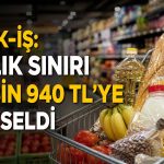Dört kişilik ailenin açlık sınırı 37 bin TL’ye dayandı