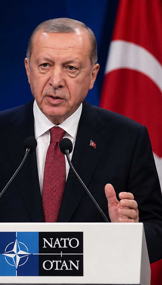 Erdoğan'dan NATO Zirvesi'nde savunma mesajı