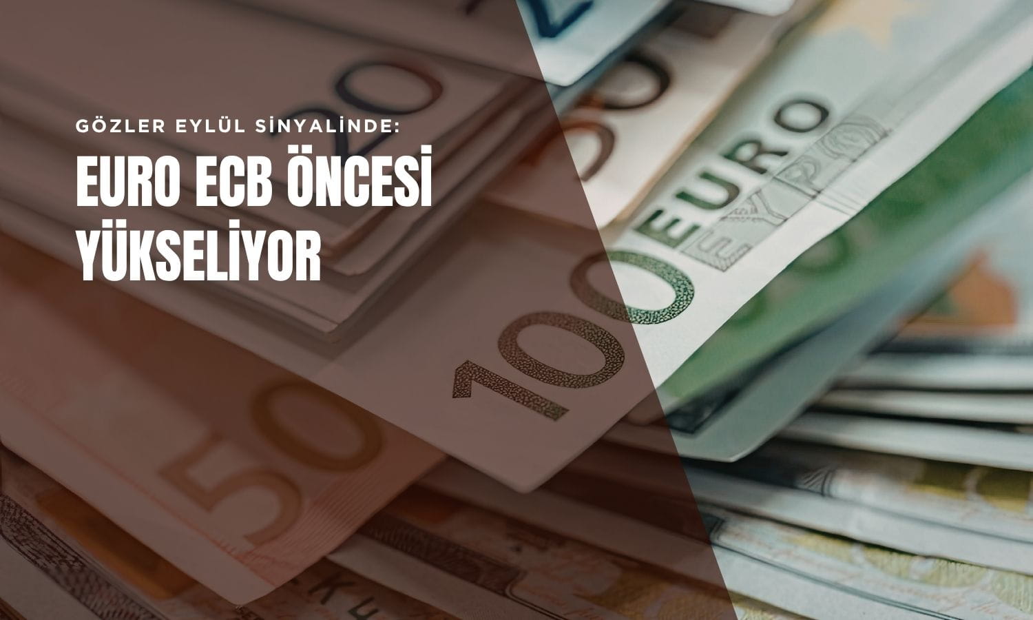 Euro ECB faiz kararı öncesinde yükseldi: Eylül sinyali odakta
