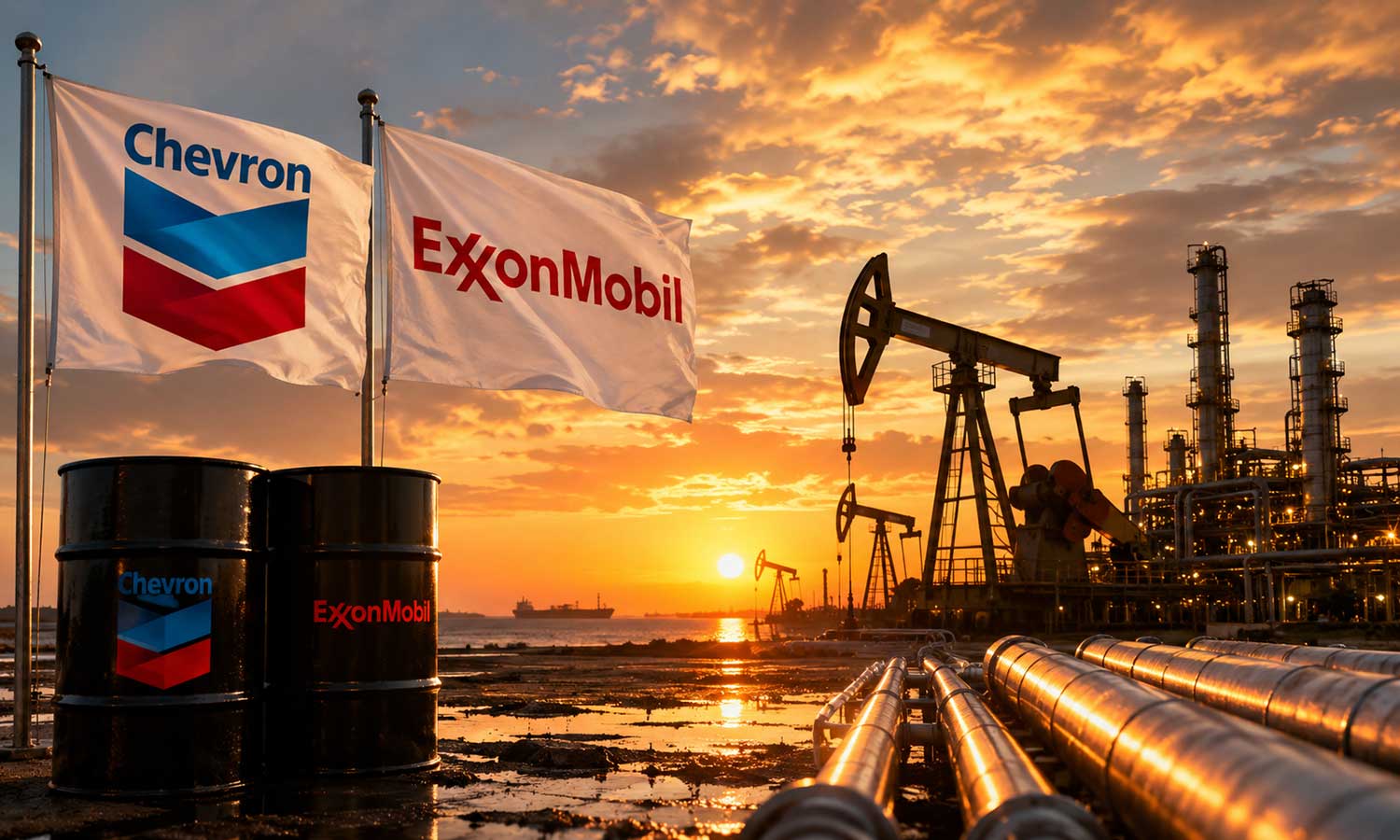 Exxon ve Chevron yükselen petrol fiyatlarıyla güçlü bilanço açıkladı