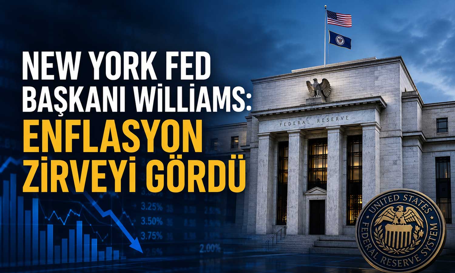 Fed/ Williams: Faizler mevcut seviyede uygun konumda
