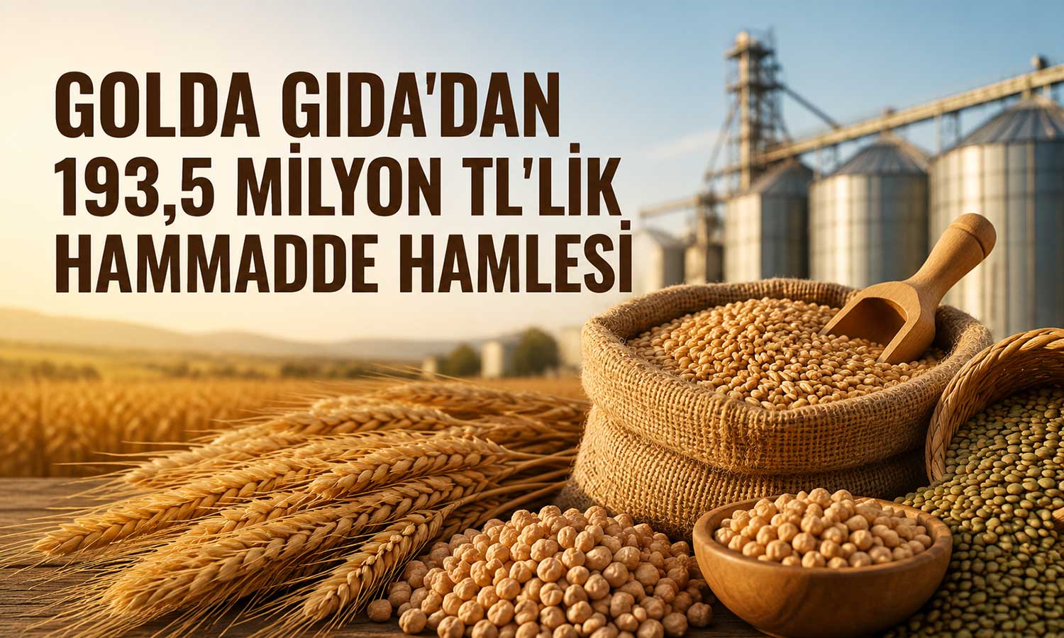 Golda Gıda, buğday ve bakliyat tedarikini güçlendirdi