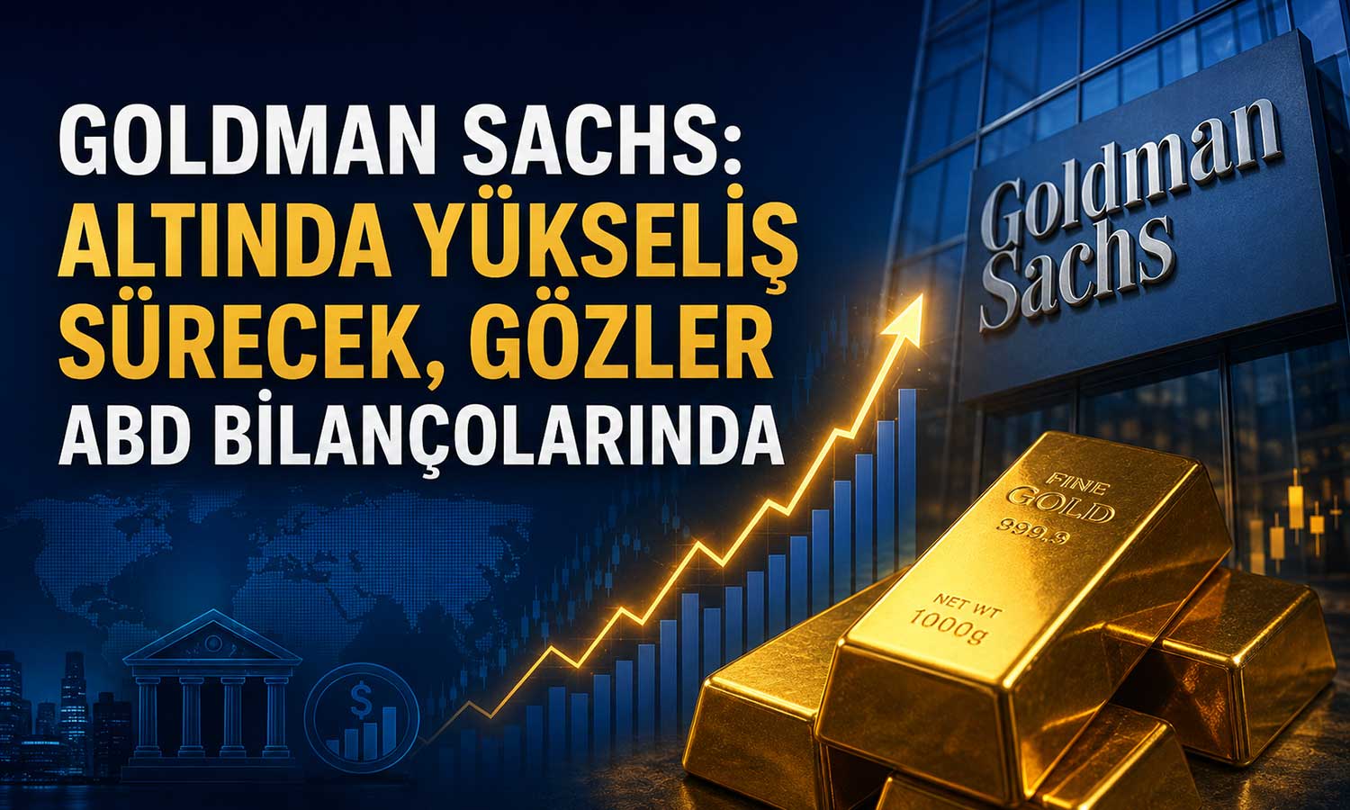 Goldman Sachs: Merkez bankaları altını desteklemeyi sürdürecek