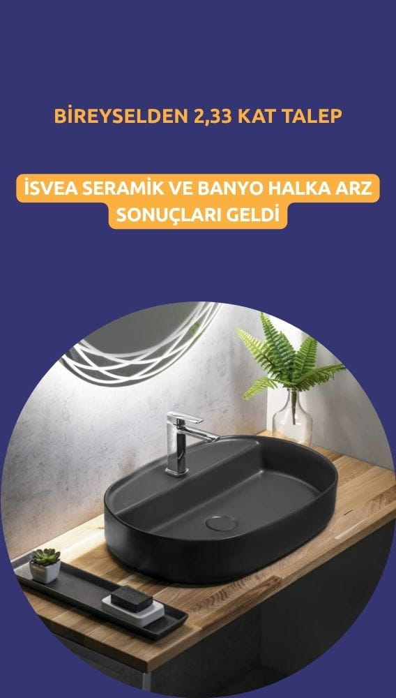 İsvea Seramik halka arz sonuçları: Bireyselden 2,33 kat talep