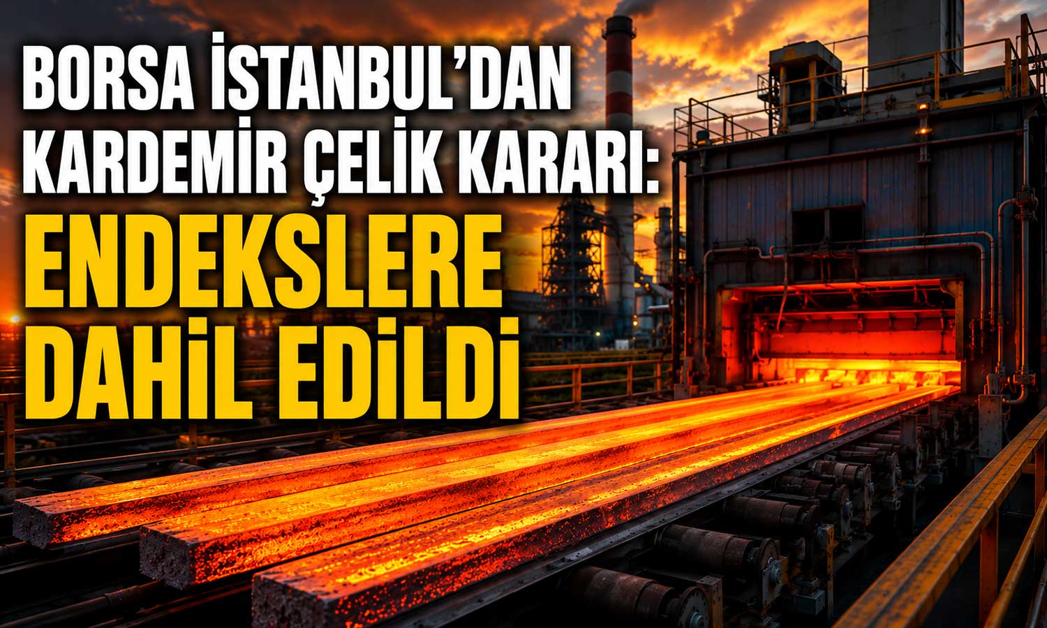 Kardemir Çelik, 8 BIST endeksine birden dahil ediliyor