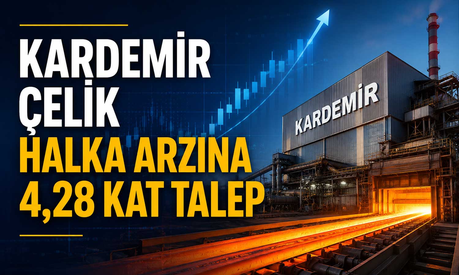 Kardemir Çelik’te tüm paylar satıldı: Talep 4 katı aştı