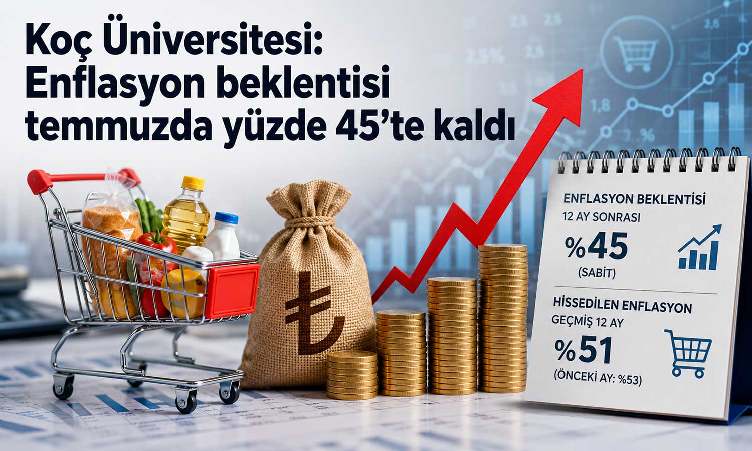 Koç Üniversitesi anketi: Hanehalkı enflasyonda temkinli görünümünü korudu