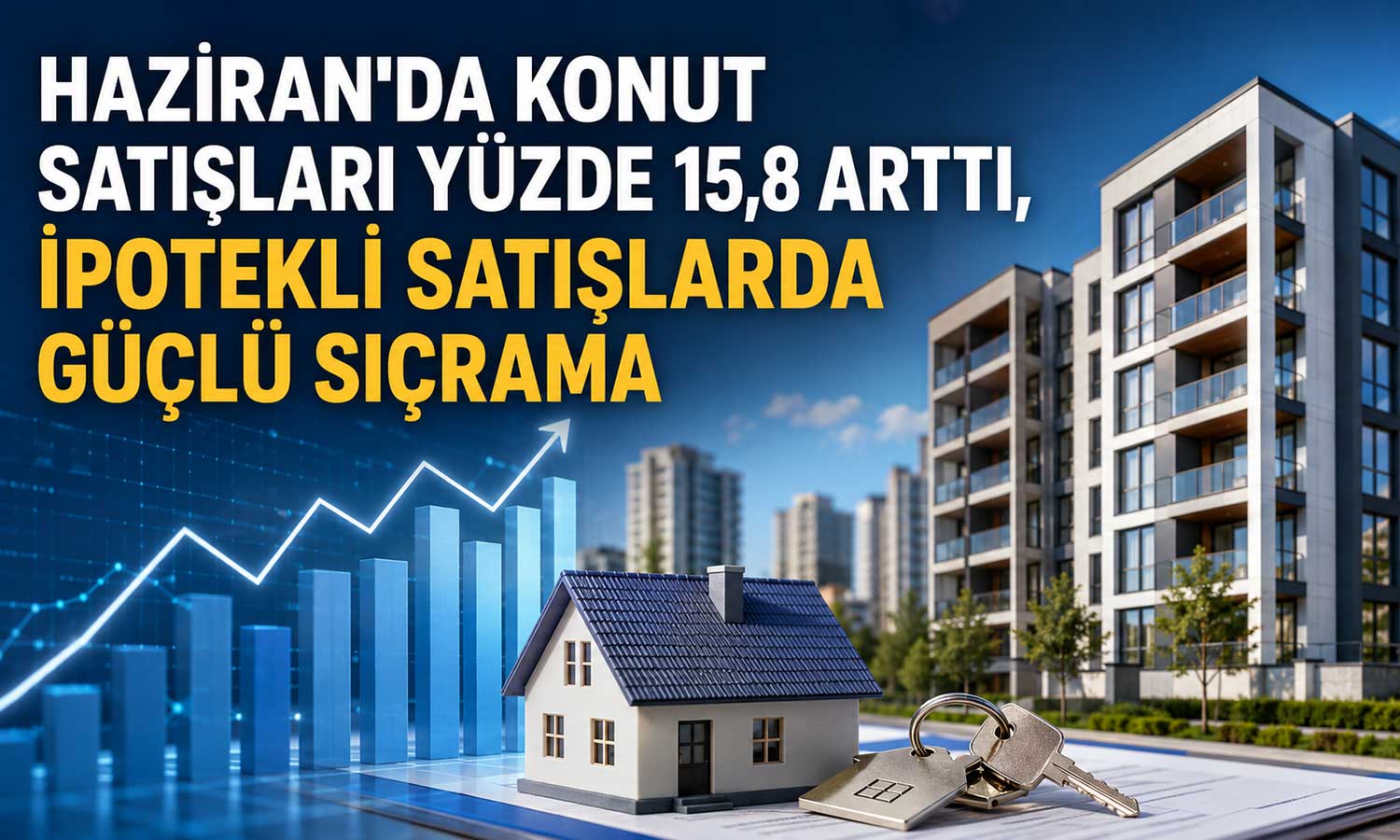 Konut piyasasında hareketlilik: Haziran’da satışlar hızlandı