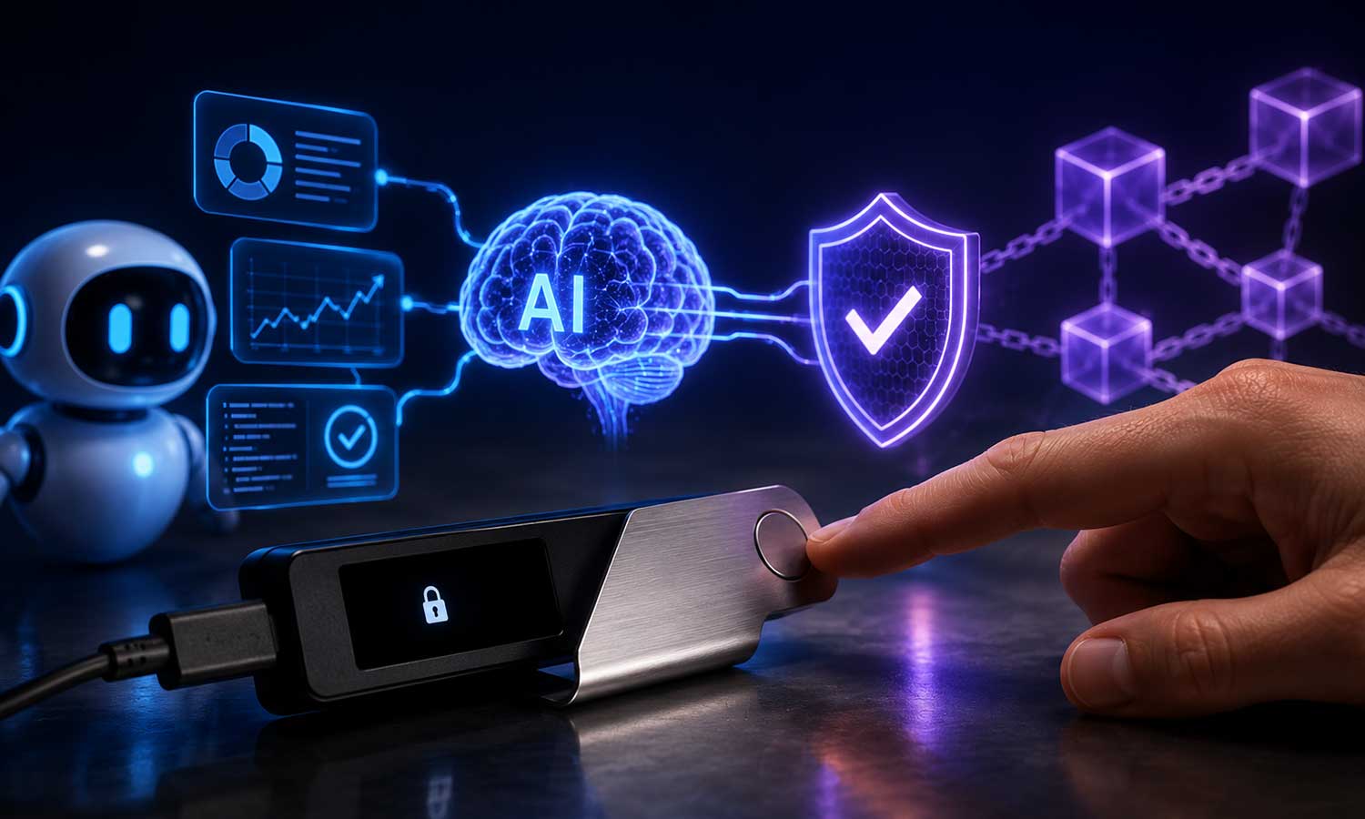 Ledger, AI ajanları için donanım onaylı işlem altyapısını tanıttı
