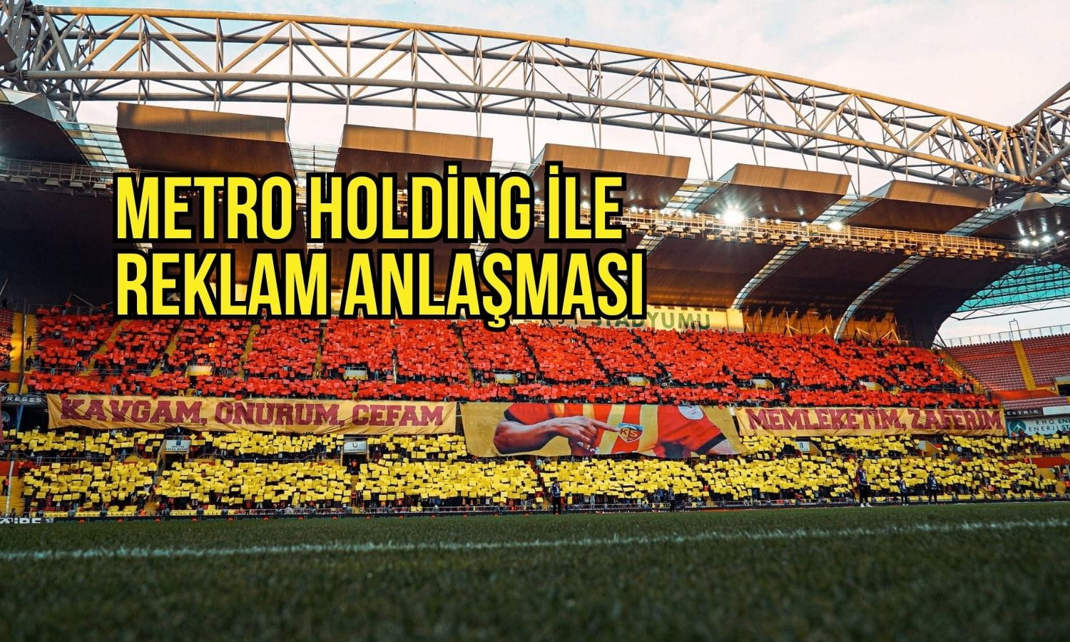 Metro Holding, Kayserispor ile 54 milyonluk reklam anlaşması imzaladı