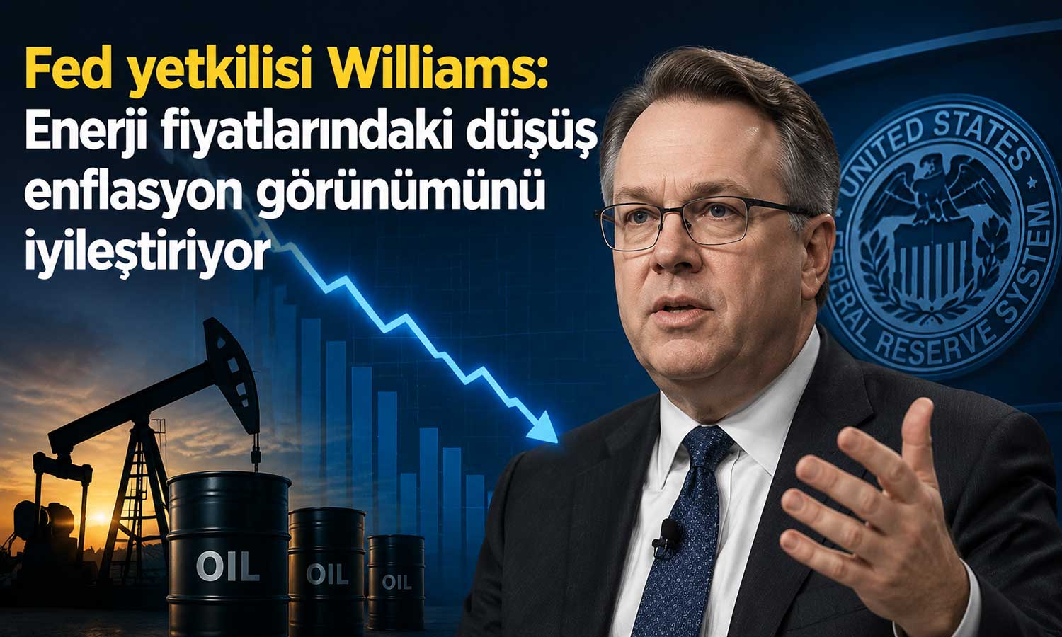 New York Fed Başkanı Williams’tan enflasyon mesajı: Baskılar hafifliyor