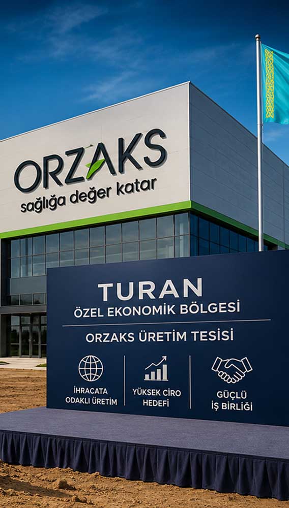 Orzaks, Türkistan'daki üretim tesisi için temel attı