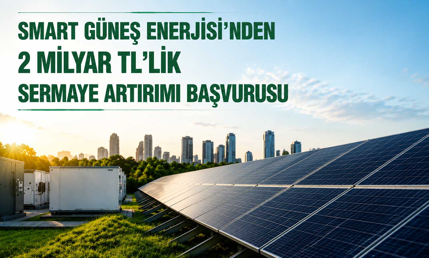 Smart Güneş Enerjisi’nde tahsisli sermaye artırımı adımı