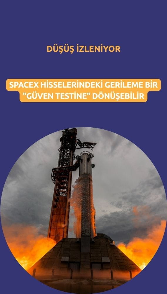SpaceX hisselerindeki gerileme bir 