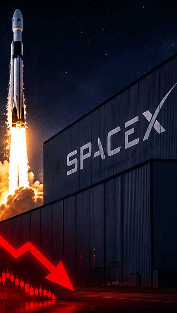 SpaceX'in piyasa değeri eridi: Kayıp Tesla'nın tamamına yaklaştı
