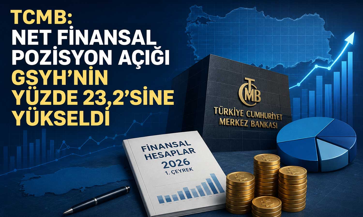 TCMB finansal hesapları açıkladı: Ekonomide net borçlanma arttı