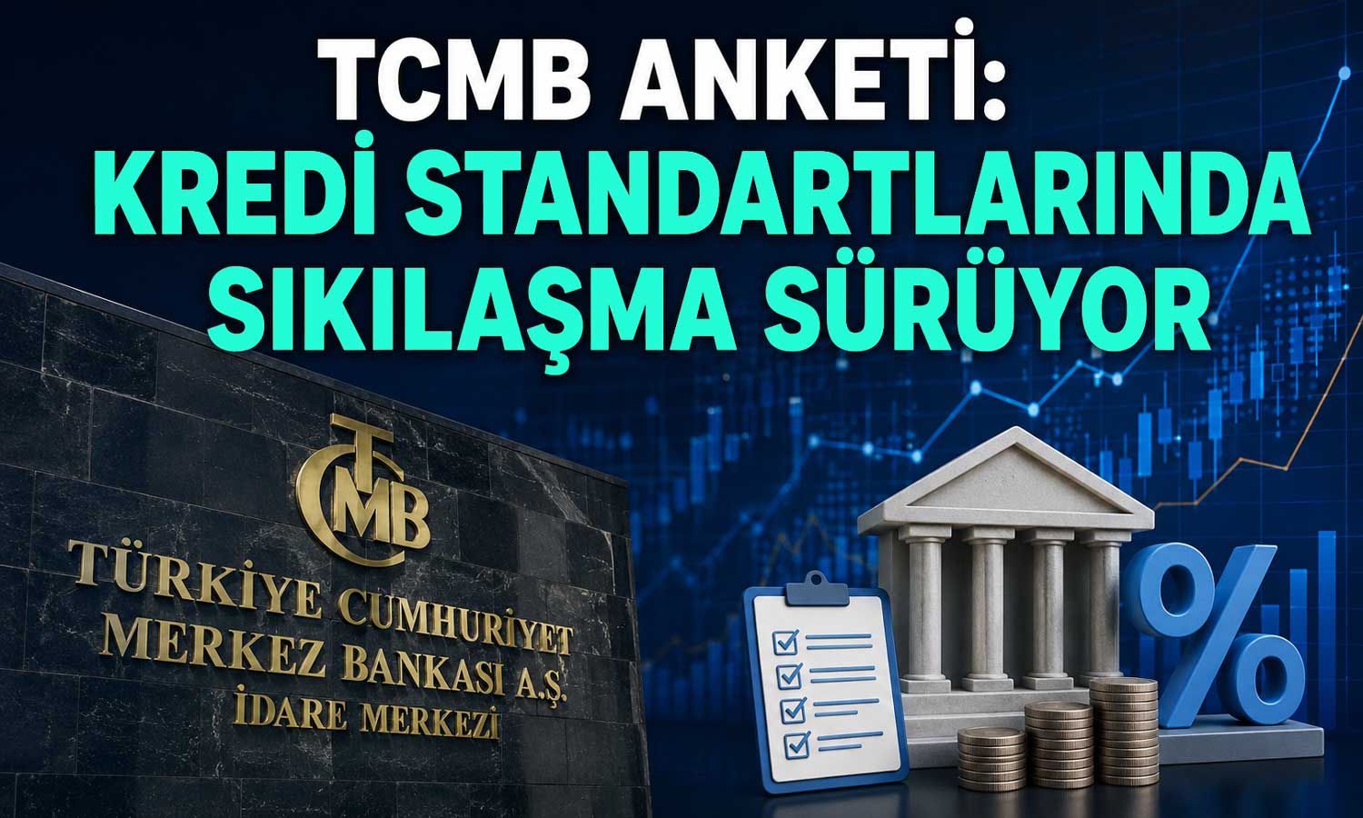 TCMB: Kredi koşullarında sıkılaşma devam ediyor