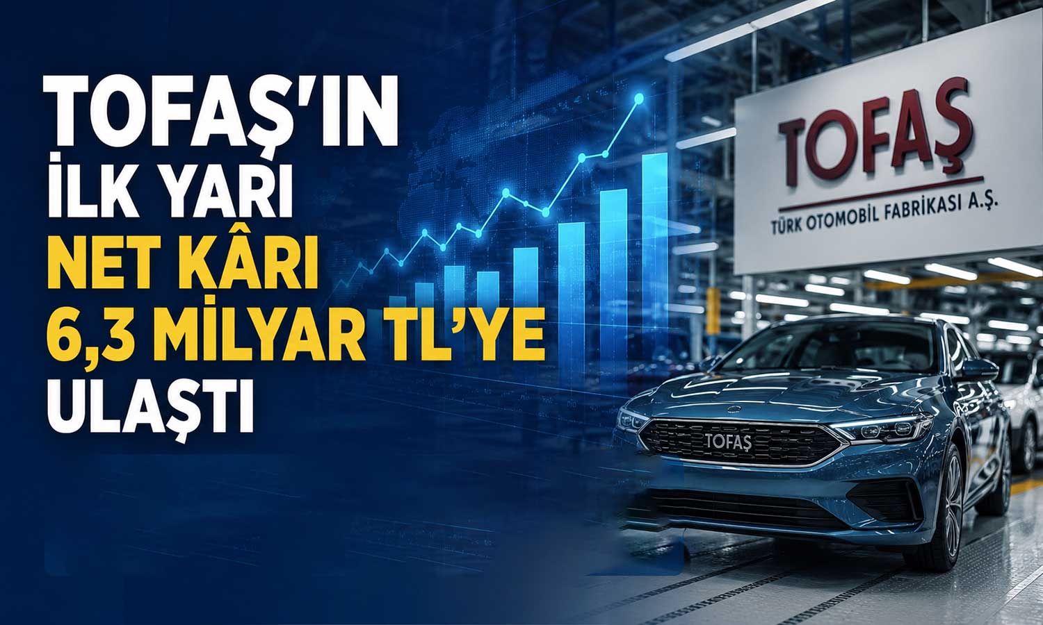 Tofaş’tan güçlü ilk yarı performansı: Gelir yüzde 61 arttı