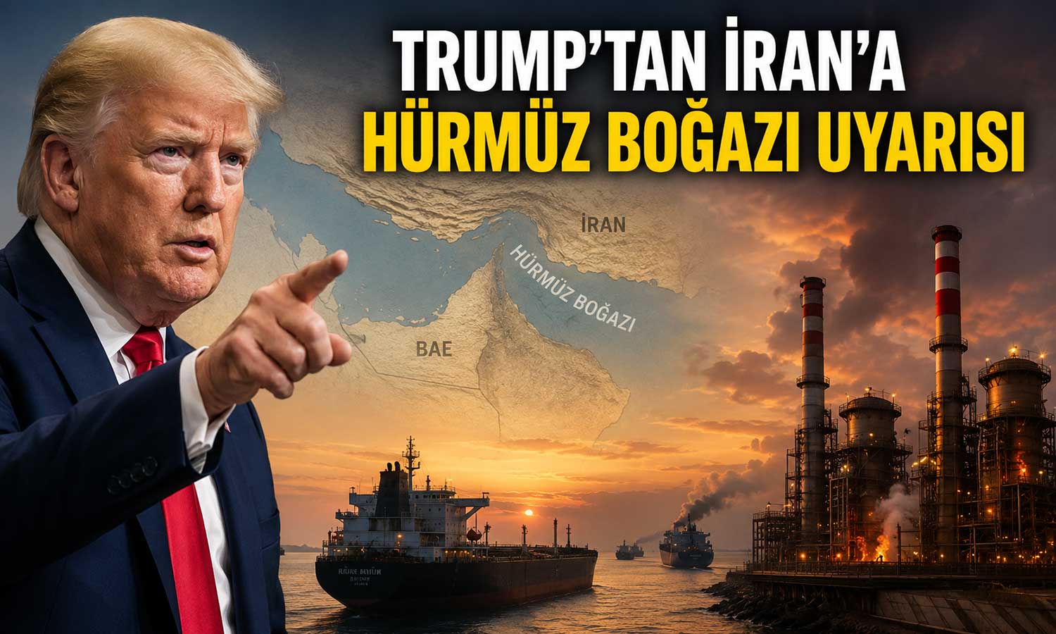 Trump: Hürmüz’de saldırıya sert karşılık veririz