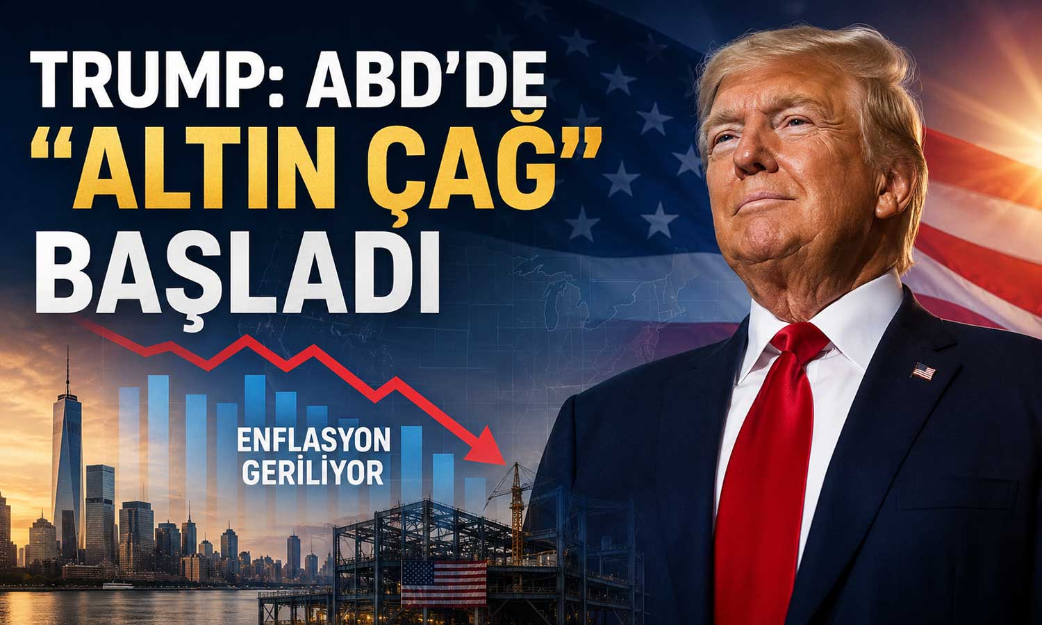Trump’tan enflasyon değerlendirmesi: Fiyatlar geriliyor