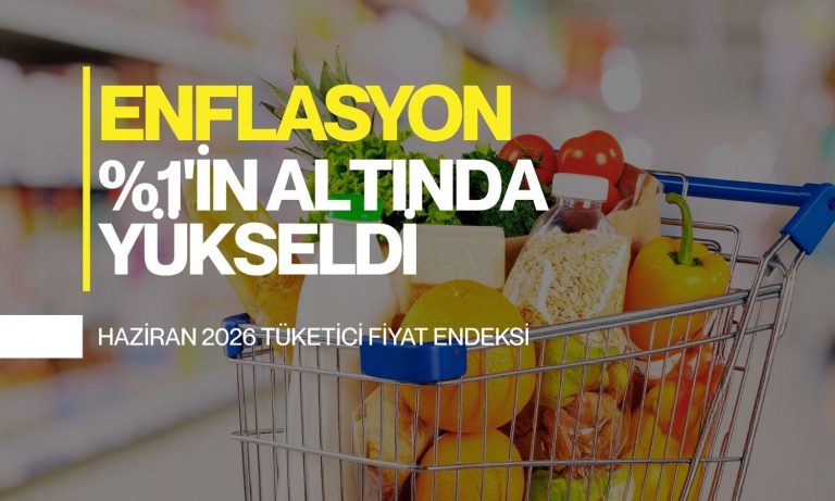 TÜİK açıkladı: Enflasyon Haziran'da yüzde 1'in altında arttı