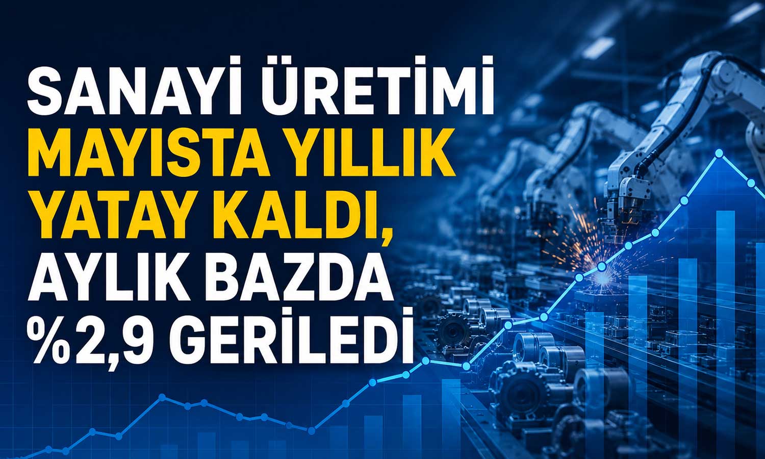 TÜİK açıkladı: Sanayi üretiminde Mayıs’ta sert düşüş