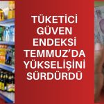 Tüketici güven endeksi Temmuzda 89,8’e yükseldi