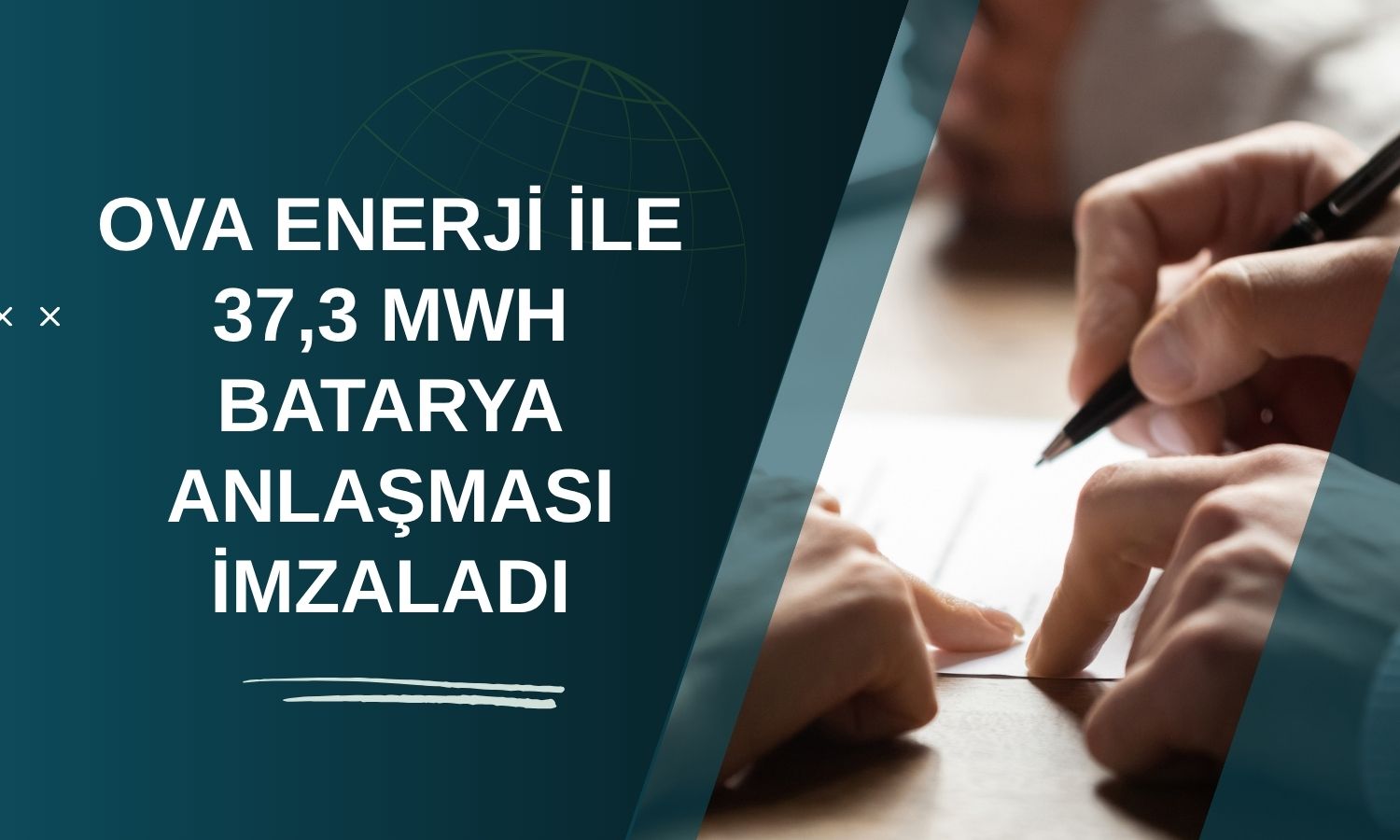 YEOTK, Ova Enerji’ye batarya depolama sistemi sağlayacak