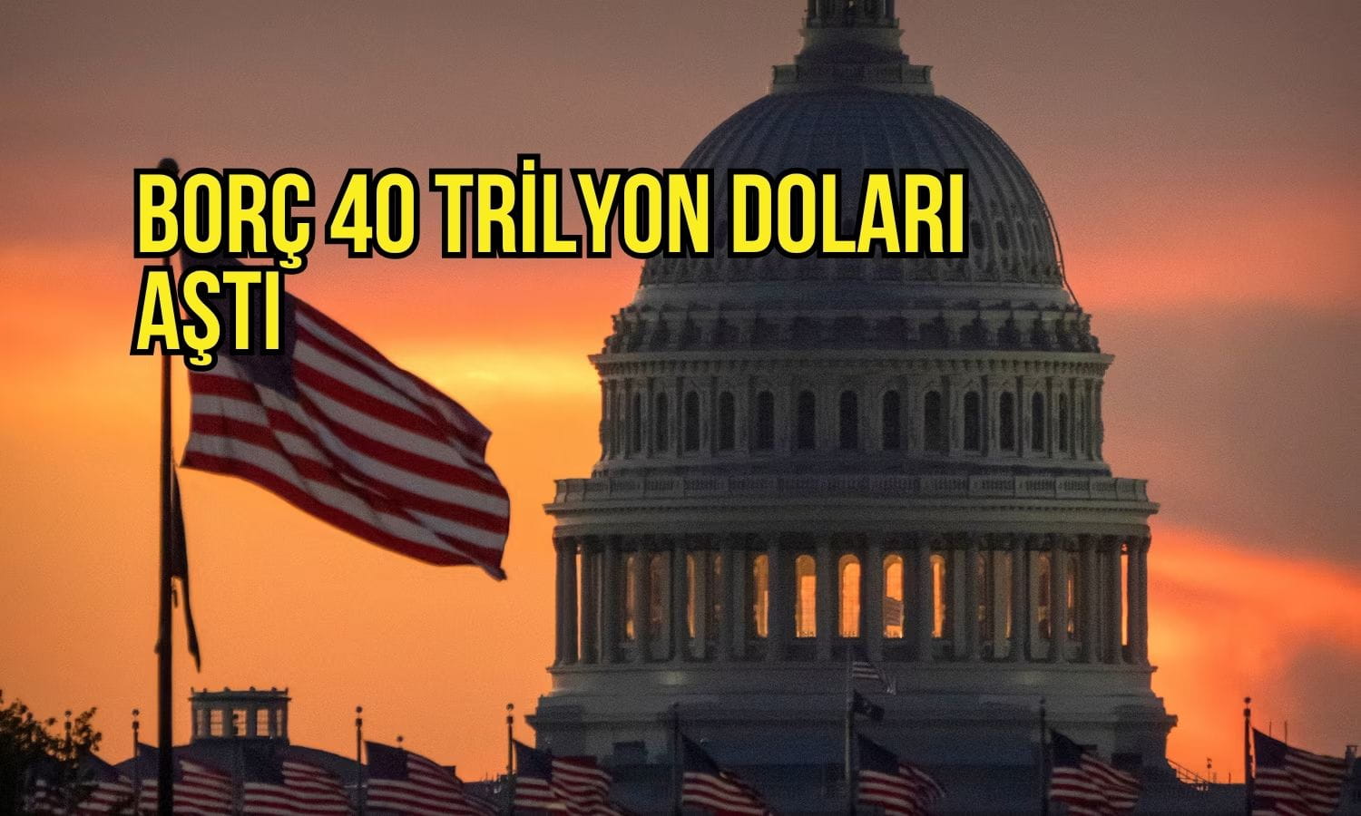 ABD’nin toplam borcu 40 trilyon doları aştı