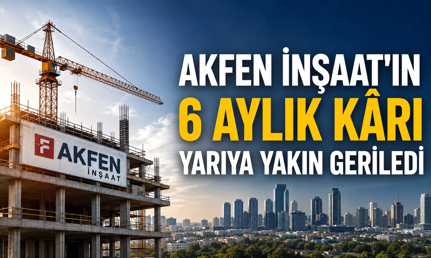Akfen İnşaat’ta gelir artışı kâra yansımadı